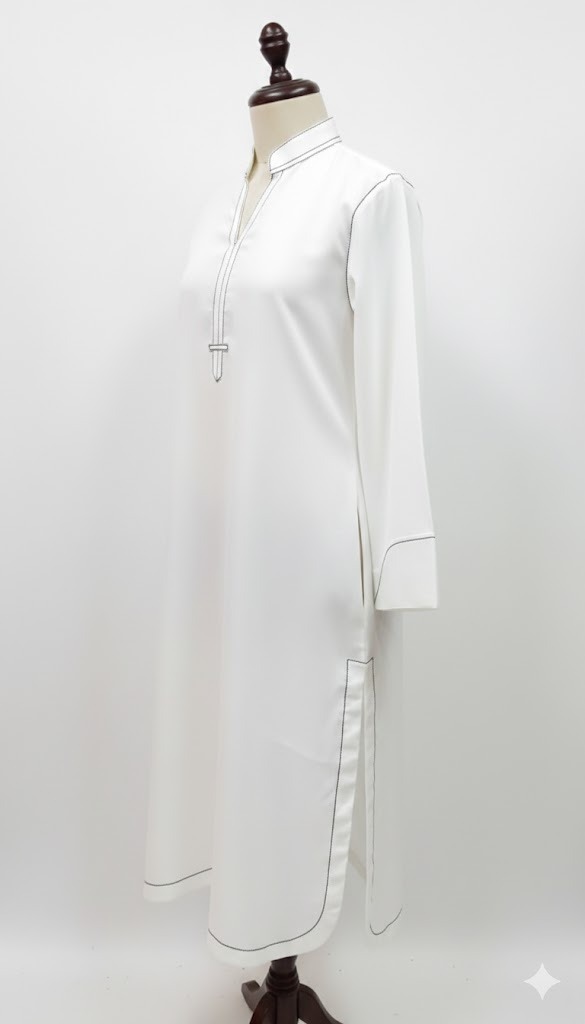 WhatsApp Image 2026-02-01 at 1.03.33 AM Elegant White Kameez with Black Stitch Detailing