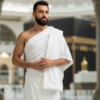 Ihram (Ahram / Ehram) Set for Hajj & Umrah – 2-Piece White Towel Cloth for Men