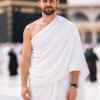 Ihram (Ahram / Ehram) Set for Hajj & Umrah – 2-Piece White Cotton for Men